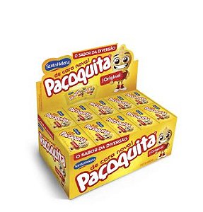 Pacoquita Quadrada Santa Helena - Display 1KG