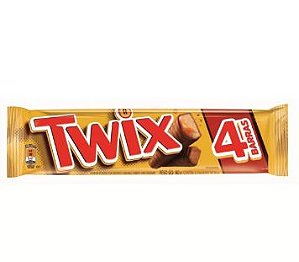 Chocolate Twix Caramelo 4 Barras - 80G