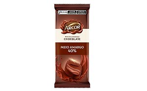 Chocolate Tablete Meio Amargo 80G