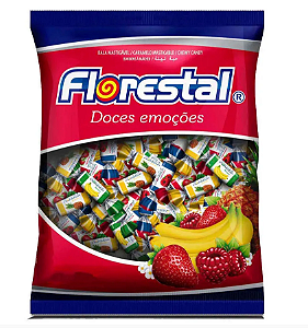 Bala Mastigável Florestal Sortida - Embalagem com 500G