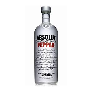 Vodka Absolut Peppar - Garrafa com 1L
