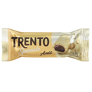 Chocolate Wafer Trento Speciale Branco - Embalagem com 26G