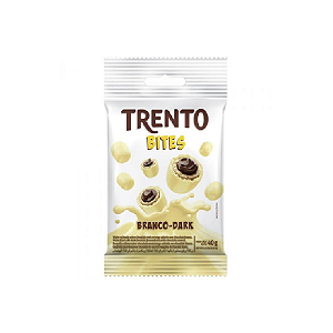 Wafer Trento Bites Branco - Dark - Pacote com 40G