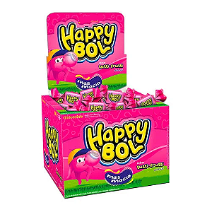 Chiclete Happy Bol Sabor Tutti Frutti - Embalagem com 140G