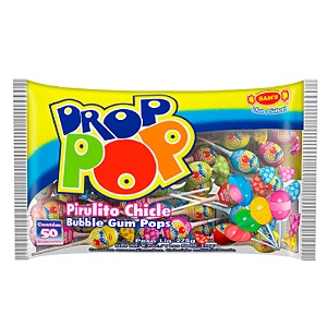 Pirulito Drop Pop Sortido - Embalagem com 275G