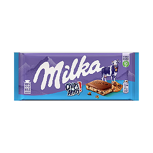 Chocolate Milka Chips Ahoy - Embalagem com 100G