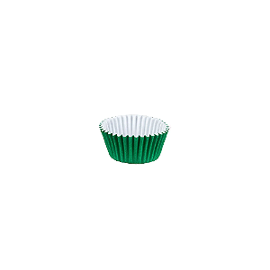 Forminha De Papel Nº5 Verde Escuro - Pacote com 100 UN
