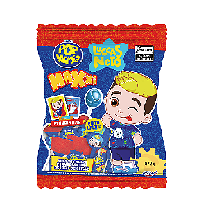 Pirulito Pop Mani Maxi Lucas Neto Framboesa - Pacote com 672G