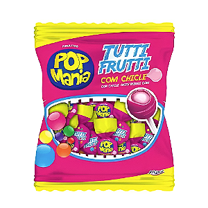 Pirulito Pop Mania Tutti Frutti - Pacote com 600G