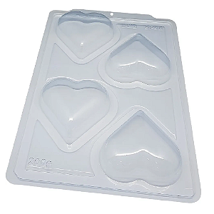 Forma De Acetado Especial BWB Coração 200G (3514) com 1un