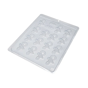 Forma De Acetato Simples BWB Bombom Chupetinha (319) com 1un