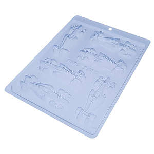 Forma De Acetato Simples BWB Carro De Corrida (9678) com 1un