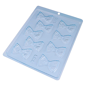 Forma De Acetato Simples BWB Gravata Borboleta - Forminha com 9 Moldes