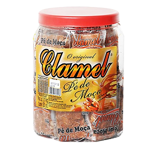 Pé De Moça Clamel Embalado - Pote Com 20UN