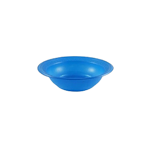 Prato Fundo Descartável Trik Trik Azul 12CM - Embalagem com 10 UN