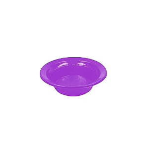 Prato Fundo Descartável Trik Trik Roxo 12CM - Pacote com 10 UN