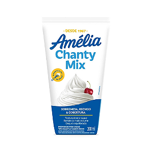 Chantilly Amélia Chanty Mix - Embalagem com 200ML