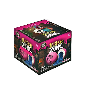 Chiclete Terror Zone Caveira Sabor Morango 320G