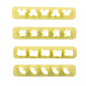 Réguas Miniaturas Ratinhos BlueStar - Kit com 4 peças