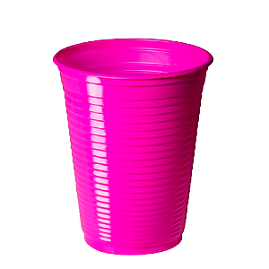 Copo Descartável Copobras Rosa Schoking 200ML - Pacote com 50 UN