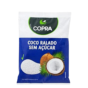 Coco Ralado Copra Fino Sem Açúcar - Embalagem com 50G