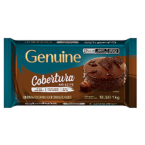 Cobertura Genuine Chocolate Ao Leite - Barra 1Kg