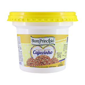 Cajuzinho Bom Princípio Sabor Amendoim - Embalagem com  350G