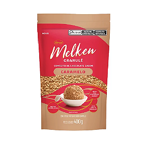 Confeito Granulé Melken Caramelo - Embalagem com 400G