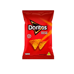 Salgadinho Doritos Sabor Queijo Nacho - Pacote com 75G