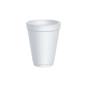 Copo Isopor EPS Copobras Branco 300ML - Pacote com 25 UN