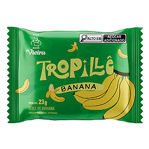 Doce de Banana Vieira Tropilê - Embalagem com 23G