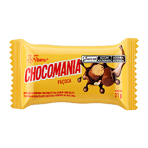 Chocolate Vieira Chocomania Paçoca - Embalagem com 21G