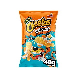 Salgadinho Cheetos Crunchy Sabor White Cheddar - Pacote com 48G