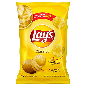 Batata Lays Clássica - Pacote com 70G