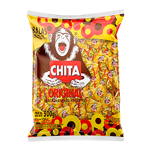 Bala Mastigavel Chita Abacaxi 500G