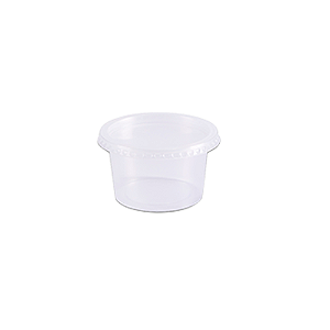 Pote Redondo com Tampa Prafesta 250ML  - Embalagem com 24 UN