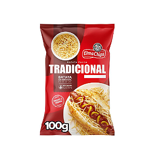 Batata Palha Tradicional Elma Chips - Pacote com 100G