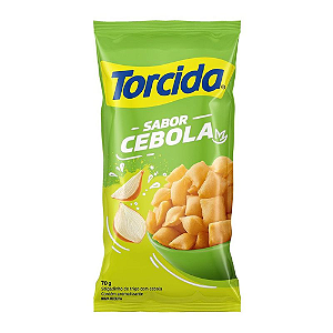Salgadinho Torcida Sabor Cebola - Pacote com 70G