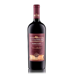 Vinho Bordô Suave Quinta do Morgado - Garrafa com 1L