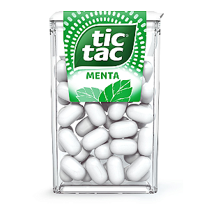 Pastilha Tic Tac Sabor Menta - Embalagem com 14,5G
