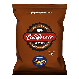 Brownie California Feito com Charge - Pacote com 70G