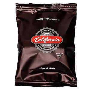 Brownie California Creme de Avelã - Pacote com 70G