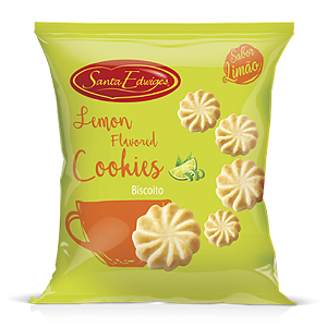 Cookies Santa de Edwiges Sabor Limão 100G