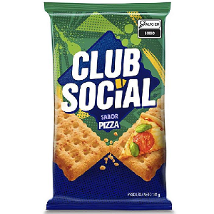 Biscoito Club Social Pizza - Embalagem com 141G