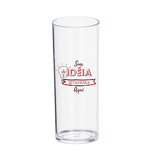 Copo Long Drink Cor Cristal 350ML Personalizado