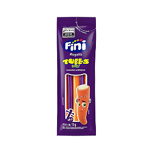Gelatina Tubes Boo Sabores Sortidos 15G