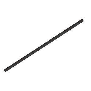 Canudo de Papel Silver Preto - Embalagem com 12 UN