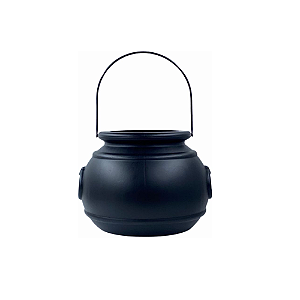 Balde Caldeirão de Bruxa Halloween Preto - Tamanho 6CM