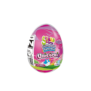 Ovinho Slime Surpresa Unicórnio - Embalagem com 100G