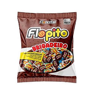 Pirulito Flopito Sabor Brigadeiro -  Pacote com 500G